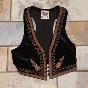 Free people velvet vest